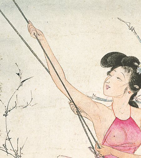巩留县-胡也佛的仕女画和最知名的金瓶梅秘戏图